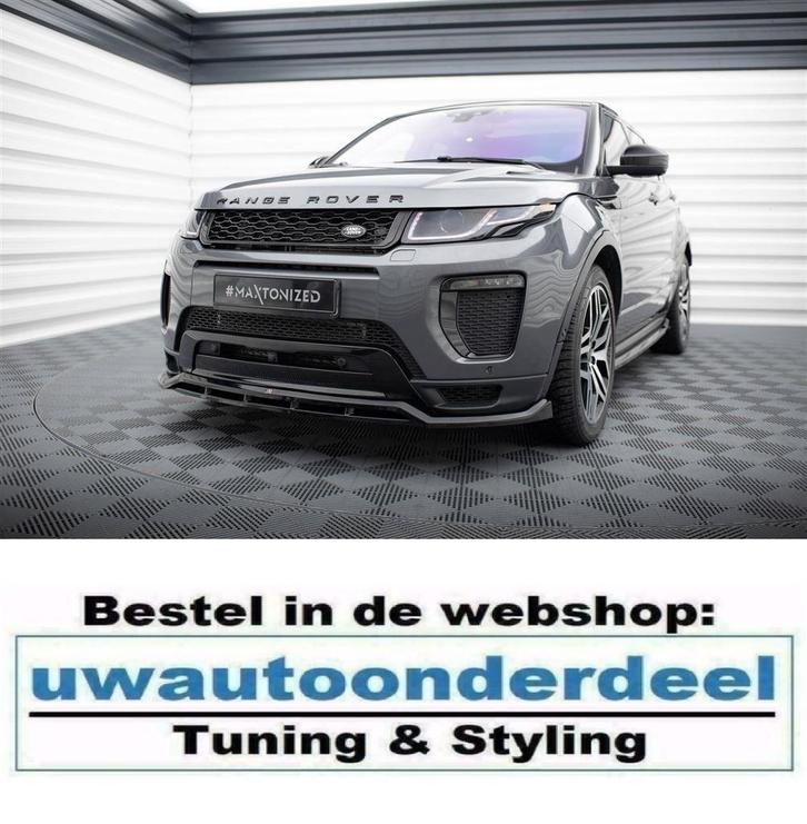 Maxton Design Spoiler Splitter Lip Range Rover Evogue, Auto diversen, Tuning en Styling, Verzenden