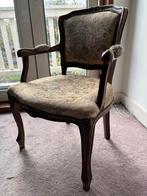 Antieke fauteuil met bloemmotief, Ophalen