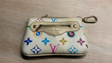 Louis Vuitton Paris multicolor antiek Cles Key Pouch white beschikbaar voor biedingen