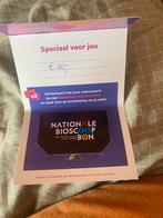 Nationale bioscoopbon, Tickets en Kaartjes, Eén persoon, Cadeaubon, Overige typen