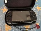 PSP slim 2004, Spelcomputers en Games, Spelcomputers | Sony PSP, Ophalen of Verzenden, Zo goed als nieuw, Zwart, PSP Slim