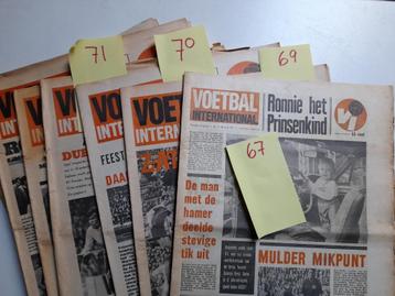 Losse oude Voetbal Internationals beschikbaar voor biedingen