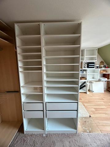 IKEA PAX-kasten met KOMPLEMENT-laden en legplanken beschikbaar voor biedingen