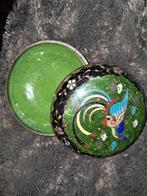 Japans Cloisonné Dekseldoosje, ca. 1900, diameter ong. 9 cm., Ophalen of Verzenden
