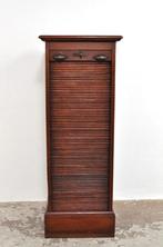 Vintage archiefkast eiken roldeurkast kast ca 1890, Ophalen of Verzenden, Gebruikt, 25 tot 50 cm, 50 tot 100 cm