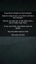 App mij voor meer informatie, Ophalen of Verzenden, Nieuw, Overige maten