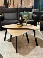 Licht eiken salontafel set 105 x 65 cm en 66 x 59 cm, Ophalen, Sommelsdijkse haven 19, 50 tot 100 cm, 100 tot 150 cm
