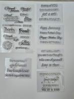 Kaiser Craft tekst clear stempels, Ophalen, Zo goed als nieuw, Clearstamp