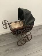 Antieke Poppenwagen met Babypop - Charmant & Decoratief, Antiek en Kunst, Antiek | Speelgoed, Ophalen of Verzenden