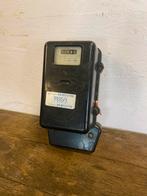 Oude antieke plem wisselstroom  stroom meter stroommeter, Ophalen of Verzenden