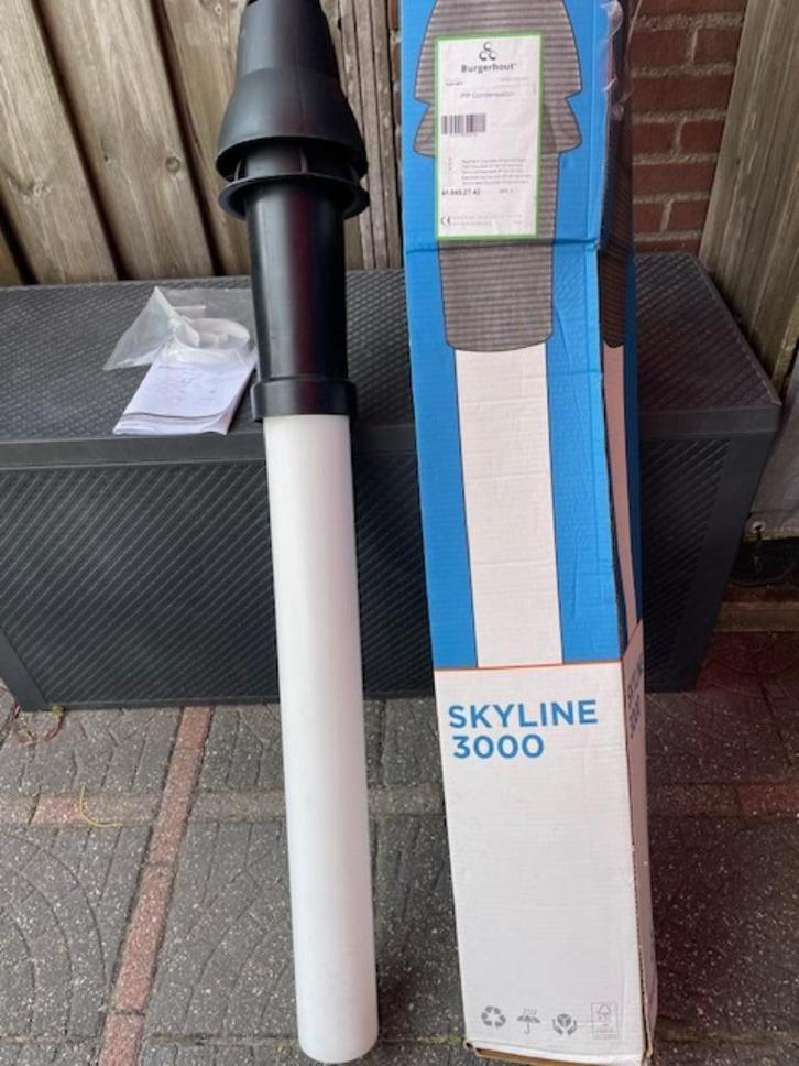 Burgerhout Safe-PP Kunststof Skyline 3000 dakdoorvoer., Doe-het-zelf en Verbouw, Buizen en Afvoer, Nieuw, Afvoer, Aluminium, Minder dan 2 meter