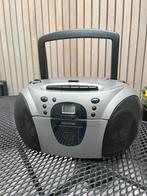 Draagbare radio cd cassette recorder portable radio player, Ophalen of Verzenden, Gebruikt, Radio, Met cd-speler