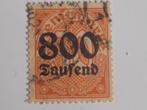Duitse Rijk, Zeldzame Inflatie-Dienstzegel 800000 Mark 1923., Postzegels en Munten, Postzegels | Europa | Duitsland, Ophalen, Duitse Keizerrijk
