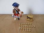 Playmobil 4753 piraat met schatkist vol munten, Ophalen of Verzenden, Gebruikt, Complete set