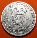halve gulden 1868 willem 3, Postzegels en Munten, Munten | Nederland, ½ gulden, Zilver, Koning Willem III, Losse munt