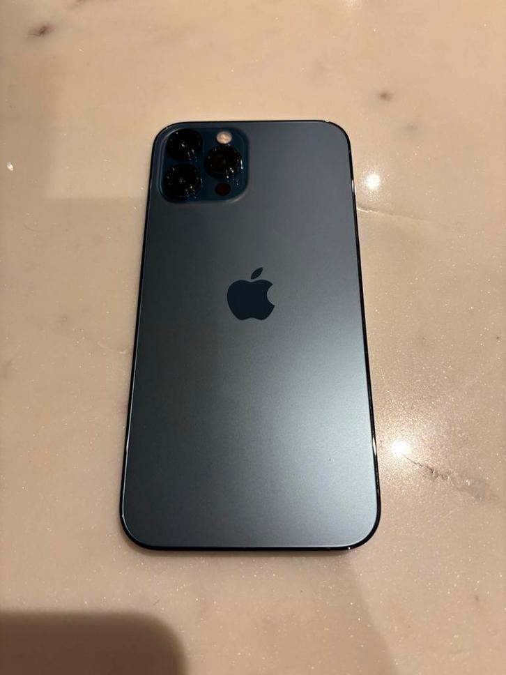 iPhone 12 Pro Max 128GB Pacific Blue 78%, Telecommunicatie, Mobiele telefoons | Apple iPhone, Gebruikt, 128 GB, Zonder abonnement