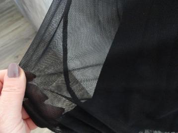 Korte zwarte ballon jurk kikiriki tule mesh maat 34 36 38 ? beschikbaar voor biedingen