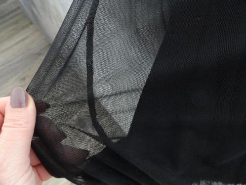 Korte zwarte ballon jurk kikiriki tule mesh maat 34 36 38 ?, Kleding | Dames, Jurken, Zo goed als nieuw, Maat 36 (S), Zwart, Boven de knie