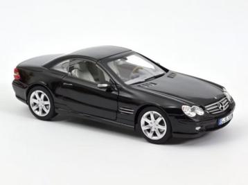Mercedes Benz SL 500 '03 Zwart schaal 1/18 NOREV ref: 183840 beschikbaar voor biedingen