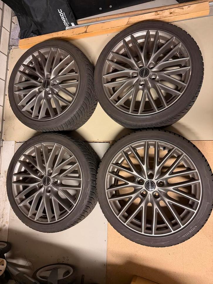 Borbet 18 inch velgen met Vredestein winterbanden, Auto-onderdelen, Banden en Velgen, Banden en Velgen, Winterbanden, 18 inch