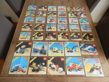 Lego bouwtekeningen jaren 80 (40 stuks) beschikbaar voor biedingen
