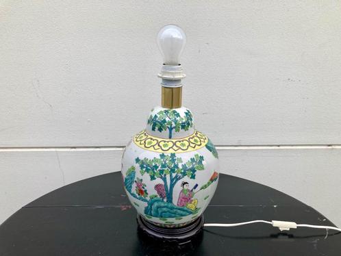 Chinees Porseleinen Tafellamp, Antiek en Kunst, Antiek | Porselein, Ophalen of Verzenden