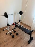 Verstelbare halterbank set, Ophalen, Gebruikt, Krachtstation, Armen