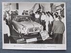 Foto BORGWARD ISABELLA 1956, Boeken, Auto's | Folders en Tijdschriften, Ophalen of Verzenden, Gelezen, Overige merken
