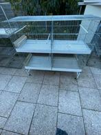 Italiaanse draadkooi, Dieren en Toebehoren, Vogels | Hokken en Kooien, Ophalen, Zo goed als nieuw, Metaal, Vogelkooi