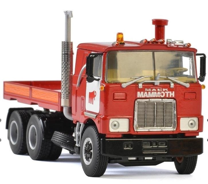 WSI MACK F700 + BALLASTBAK - MAMMOET, Hobby en Vrije tijd, Modelauto's | 1:50, Nieuw, Bus of Vrachtwagen, Wsi, Ophalen of Verzenden