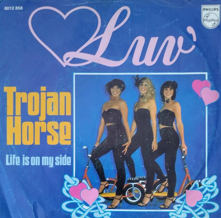 Luv - Trojan horse, Cd's en Dvd's, Vinyl Singles, Zo goed als nieuw, Single, Pop, 7 inch, Verzenden
