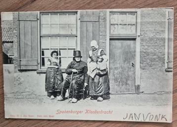 Oude ansichtkaart Spakenburgse klederdracht beschikbaar voor biedingen