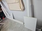 Mdf plaat 2440x1220x12 mm wit gegrond Incl extra's op fotos, Doe-het-zelf en Verbouw, Platen en Panelen, Ophalen, Zo goed als nieuw
