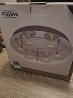 Nieuwe Massive Plafondlamp - 6x G9 Spots, Huis en Inrichting, Lampen | Plafondlampen, Ophalen, Nieuw, Glas, Modern