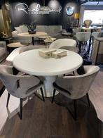 Eettafel Bloomstone van Richmond Interiors, Rond, Zo goed als nieuw, Vijf personen of meer, 100 tot 150 cm