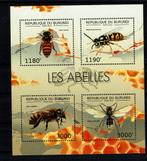 BURUNDI 2012 PF BLOK BIJEN BEES INSECTEN INSECTS 2, Ophalen of Verzenden, Postfris, Dier of Natuur