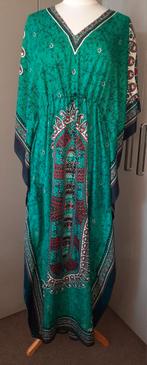 Nieuw Kaftan met aansnoerkoort groen met print, Kleding | Dames, Overige typen, Maat 46/48 (XL) of groter, Nieuw, Ophalen of Verzenden