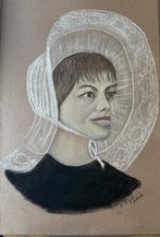 Mooie krijttekening A.Mul 9-4-1996, Ophalen of Verzenden