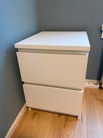 IKEA Malm nachtkastje - Zo goed als nieuw!, Huis en Inrichting, Slaapkamer | Nachtkastjes, Ophalen, Minder dan 45 cm, Zo goed als nieuw