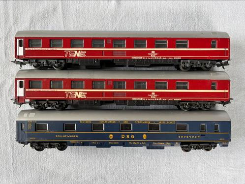 Lima DB TEN / DSG slaaprijtuigen, Hobby en Vrije tijd, Modeltreinen | H0, Gebruikt, Wagon, Gelijkstroom of Wisselstroom, Lima