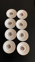 8 gebaksbordjes Wedgewood Moss Rose, Antiek en Kunst, Antiek | Servies los, Ophalen of Verzenden