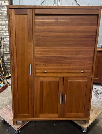 Kersenhouten Computer Kast - Massief & Prachtig! beschikbaar voor biedingen