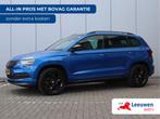Skoda Karoq 1.5 TSI ACT Sportline | Trekhaak | ACC | Virtual, Stof, 4 cilinders, Blauw, Karoq