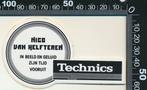 Sticker: Nico van Helfteren - Technics, Ophalen of Verzenden, Zo goed als nieuw, Bedrijf of Vereniging