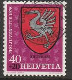 Zwitserland 1978 1143 Pro Juventute Gruyeres, Gest, Postzegels en Munten, Ophalen of Verzenden, Gestempeld