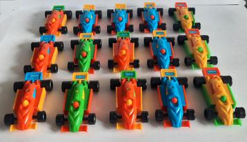 15x Vintage mini Bruder Rennwagen / Racewagens 1987 beschikbaar voor biedingen