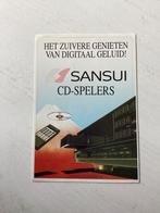 Sticker Sansui CD spelers, Verzenden, Zo goed als nieuw, Merk