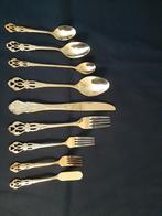 Gouden bestek 6 of 12 persoons., Antiek en Kunst, Antiek | Bestek, Ophalen of Verzenden