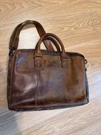 Micmacbags leren tas - bruin - goede staat, Overige merken, Gebruikt, Bruin, Ophalen of Verzenden