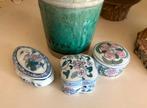 Sieraden doosjes Chinees porselein bakjes ringen, Antiek en Kunst, Ophalen of Verzenden
